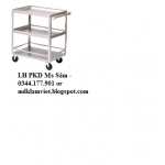 Xe đẩy Inox nhiều tầng 304