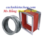 Vải Silicone hai mặt cốt sợi thủy tinh chống cháy, làm khớp nối bù