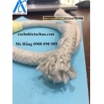 Dây thừng sợi gốm Ceramic bện tết chèn cho khe hở, chịu nhiệt 1260 độ C