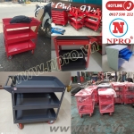 Xe đẩy 3 ngăn đựng dụng cụ sữa chữa
